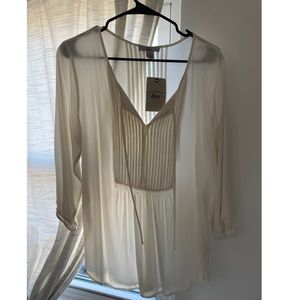 Women’s white blouse.